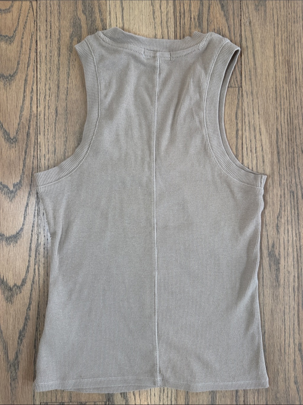 Z Supply Women’s Ribbed Sirena Light Tan Scoop Neck Tank Top Size X-Small - Picture 10 of 10